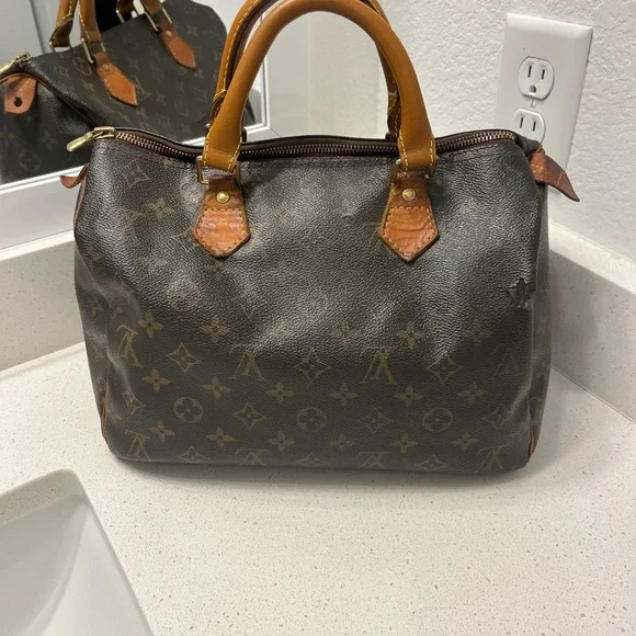 Louis Vuitton Dark Brown Monogram Satchel